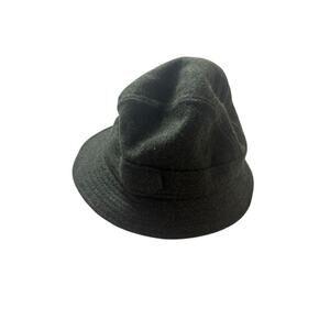 Vintage Dunn & Co Great Britain Wool‎ Hat 71/8 58 Greenish Grey Color